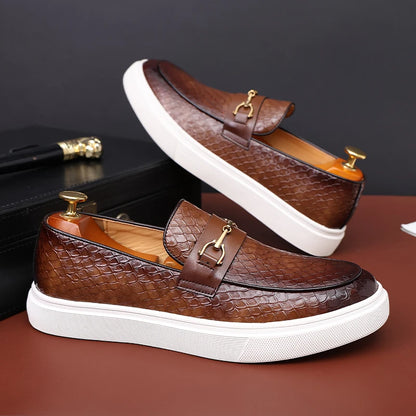 Lorenzo Modern Leather Loafers