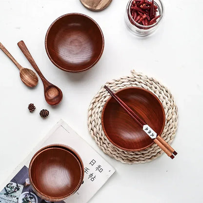 Japanese Date Wood Bowl