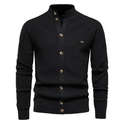 Men Cardigan Black