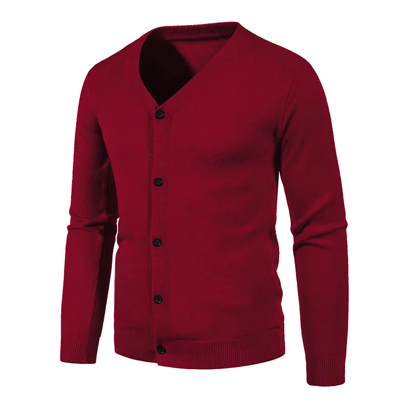 Hudson Slim V-Neck Cardigan