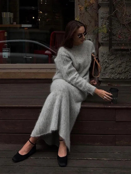 Isabella Mohair Knit Set