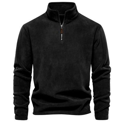 Fleece Pullover Black