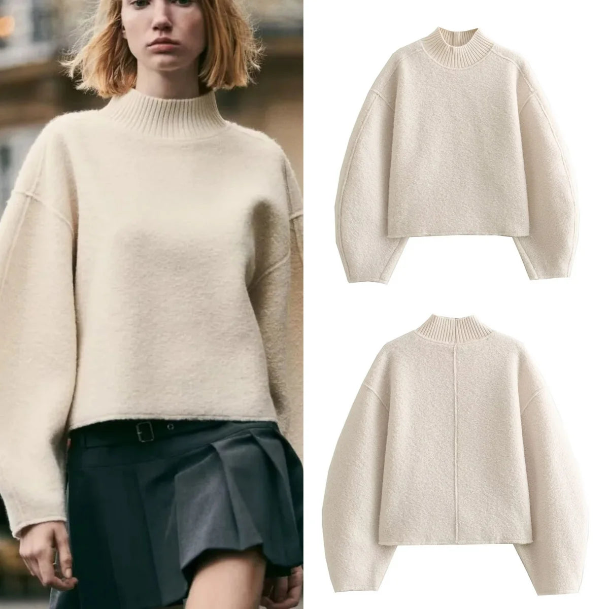 Avery Turtleneck Pullover