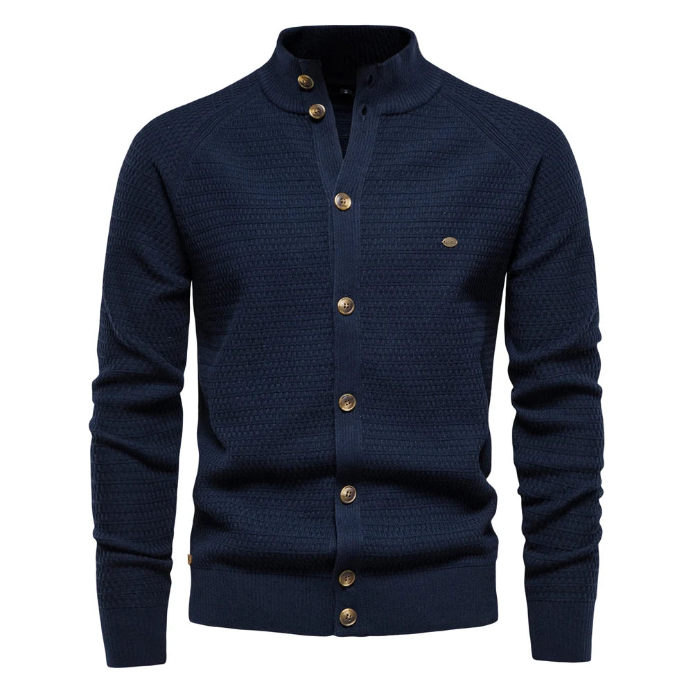 Men Cardigan Navy