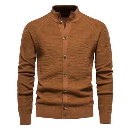 Men Cardigan  Brown